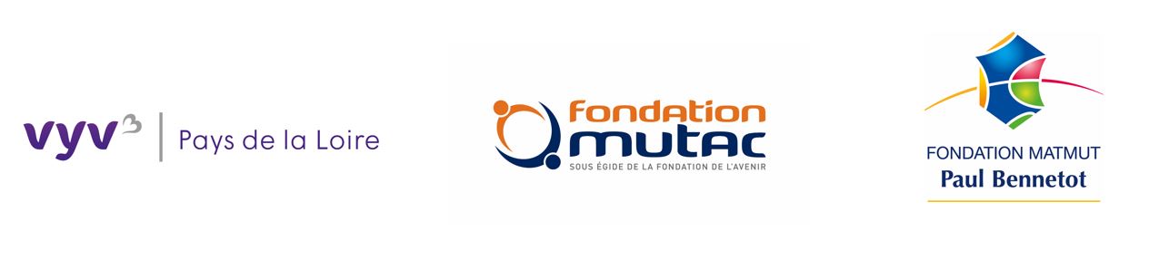 logos de VYV 3 Pays de la Loire, fondation Mutac, fondation Matmut - Paul Bennetot